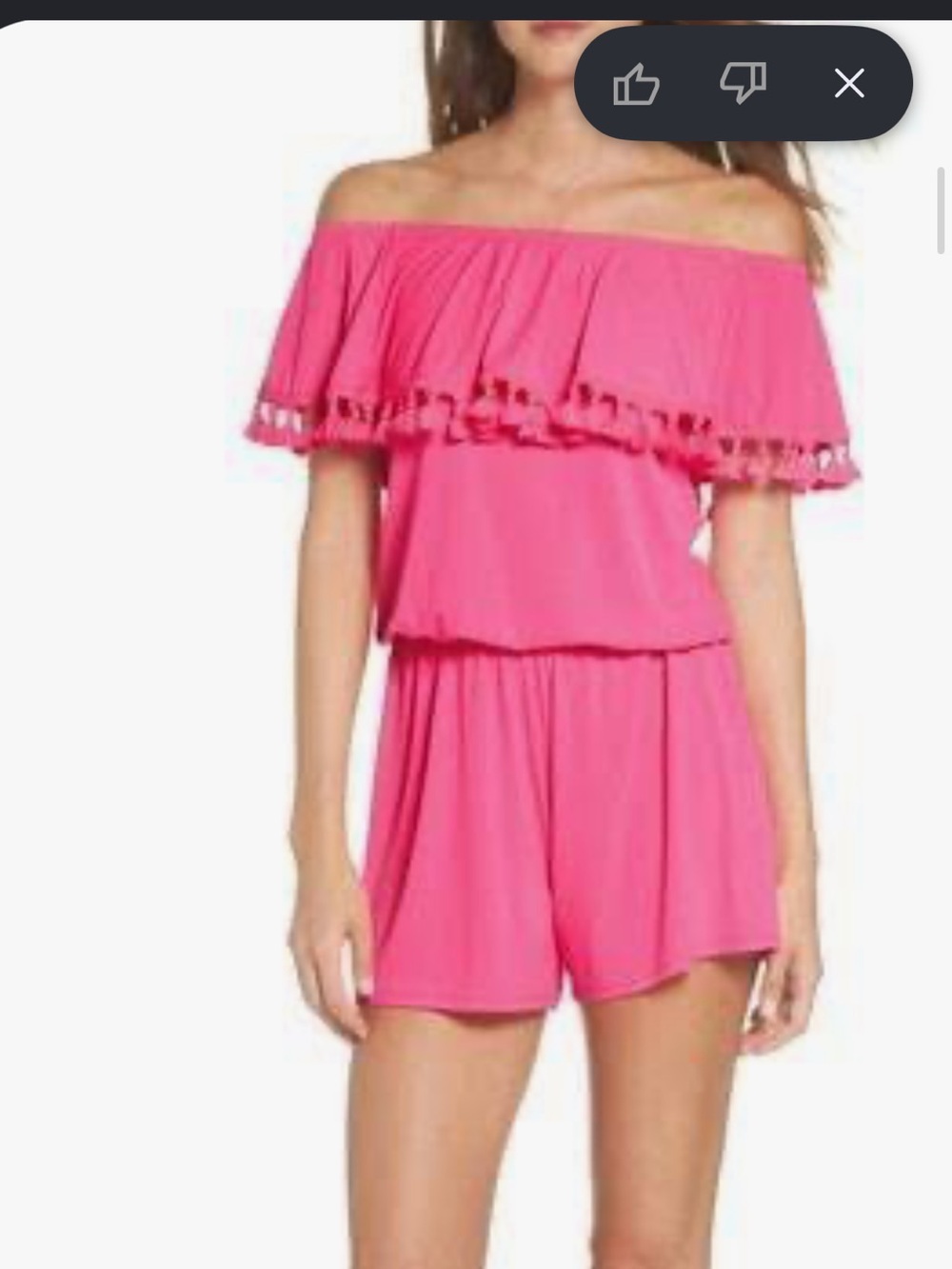 Lilly Pulitzer La Fortuna romper pink large